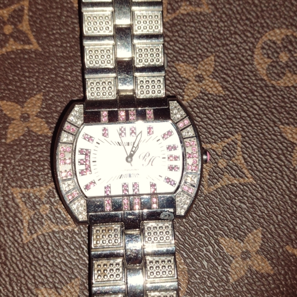 Paris Hilton Silver Chocolate Series Watch